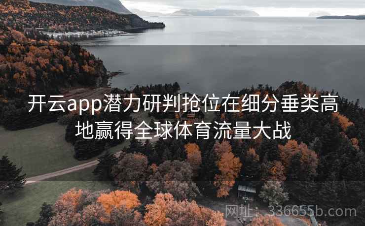 开云app潜力研判抢位在细分垂类高地赢得全球体育流量大战