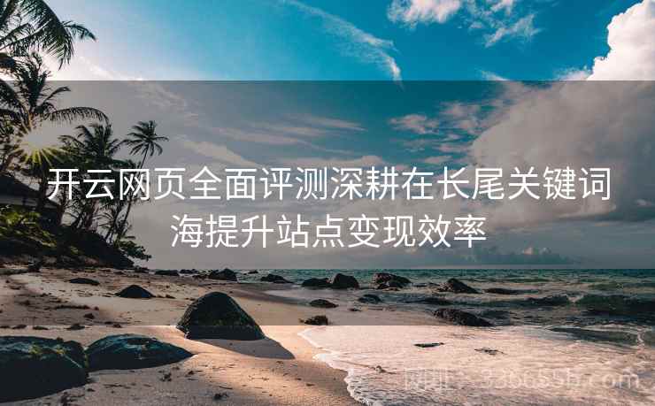 开云网页全面评测深耕在长尾关键词海提升站点变现效率