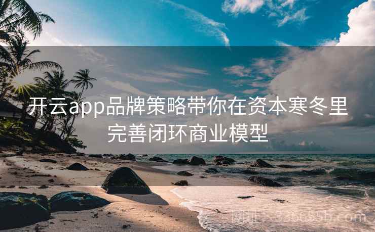 开云app品牌策略带你在资本寒冬里完善闭环商业模型 开云app品牌策略带你在资本寒冬里完善闭环商业模型